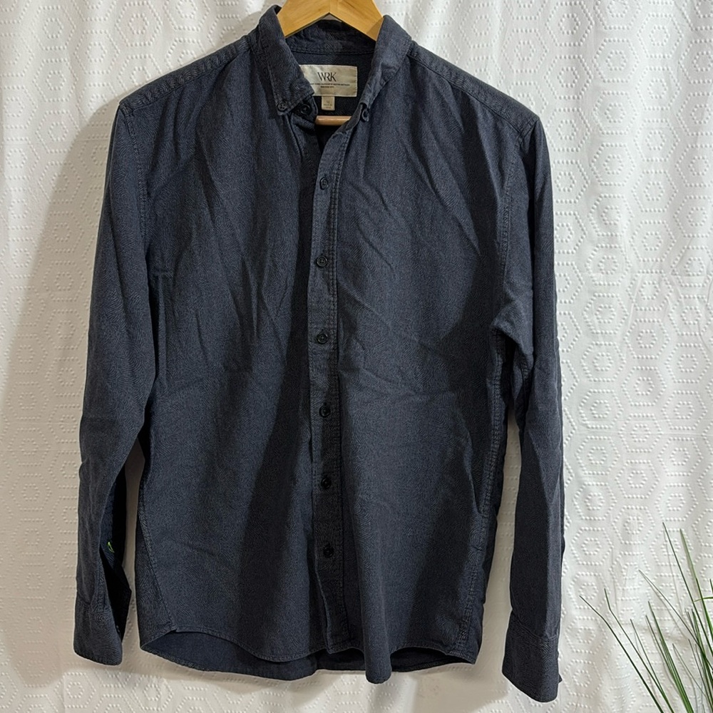 WRK long sleeve button down shirt.  M